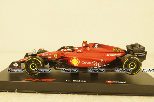 Ferrari F1-75 Scuderia Ferrari #55 Season 2022 CARLOS SAINZ, BU36831S, Bburago 1:43