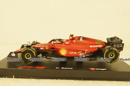 Ferrari F1-75 Scuderia Ferrari #55 Season 2022 CARLOS SAINZ, BU36831S, Bburago 1:43