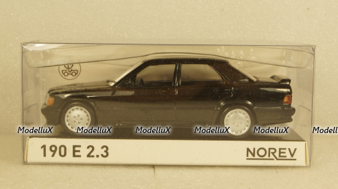 MERCEDES 190 2.3 - 16 1984 BLACK METALLIC, Norev 1:43