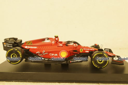 Ferrari F1-75 Scuderia Ferrari #55 Season 2022 CARLOS SAINZ, BU36831S, Bburago 1:43