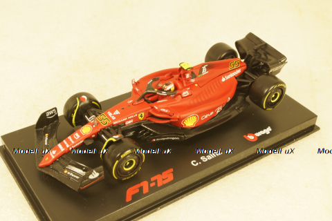Ferrari F1-75 Scuderia Ferrari #55 Season 2022 CARLOS SAINZ, BU36831S, Bburago 1:43