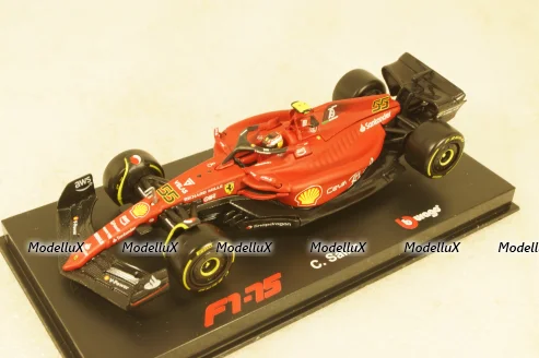 Ferrari F1-75 Scuderia Ferrari #55 Season 2022 CARLOS SAINZ, BU36831S, Bburago 1:43