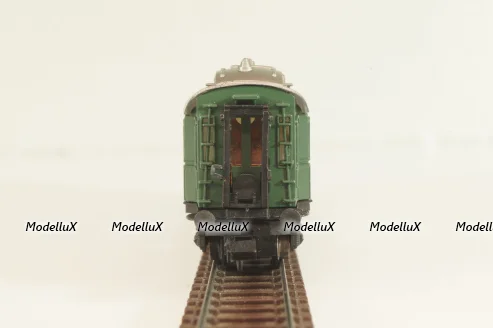 Вагон пассажирский, 1/2-класс (number 178295), 4-х осный, DR, Epoche II (1920 - 1950) с освещением, зеленый, 0338, Arnold 1:160 (N)