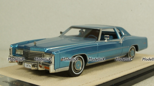 Cadillac Eldorado Biarritz Mediterranean Blue 1978, STM78003 , Stamp Models 1:43