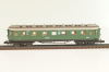 Вагон пассажирский, 1/2-класс (number 178295), 4-х осный, DR, Epoche II (1920 - 1950) с освещением, зеленый, 0338, Arnold 1:160 (N)