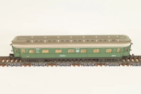Вагон пассажирский, 1/2-класс (number 178295), 4-х осный, DR, Epoche II (1920 - 1950) с освещением, зеленый, 0338, Arnold 1:160 (N)