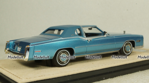 Cadillac Eldorado Biarritz Mediterranean Blue 1978, STM78003 , Stamp Models 1:43