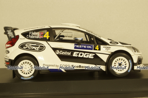 Ford Fiesta RS WRC Ford World Rallye Team Rallye Finland 2012 Solberg / Patterson, 151120804, Minichamps 1:18