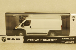 Dodge RAM 2500 ProMaster Van Cargo High Roof 2018, 86152, Greenlight 1:43