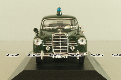 Mercedes-Benz 180 D Polizei 1956, 7598002, Atlas Police Cars Collection 1:43 Уценка!