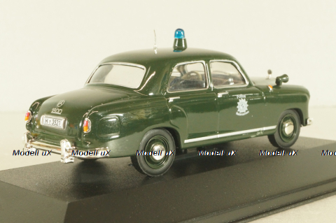 Mercedes-Benz 180 D Polizei 1956, 7598002, Atlas Police Cars Collection 1:43 Уценка!