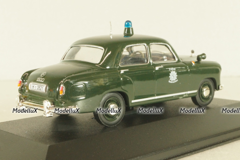 Mercedes-Benz 180 D Polizei 1956, 7598002, Atlas Police Cars Collection 1:43 Уценка!