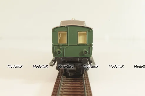 Вагон пассажирский, 2/3-класс (number), 4-х осный, DRG, Epoche II (1920 - 1950) с освещением, зеленый, 2931, Arnold 1:160 (N)