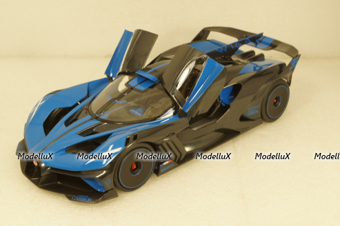Bugatti Bolide W16 8.0 FOUR-TURBO 1850hp 500km/h 2020, BU11047B, Burago 1:18
