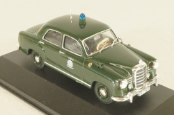 Mercedes-Benz 180 D Polizei 1956, 7598002, Atlas Police Cars Collection 1:43 Уценка!