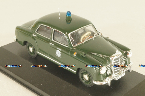 Mercedes-Benz 180 D Polizei 1956, 7598002, Atlas Police Cars Collection 1:43 Уценка!