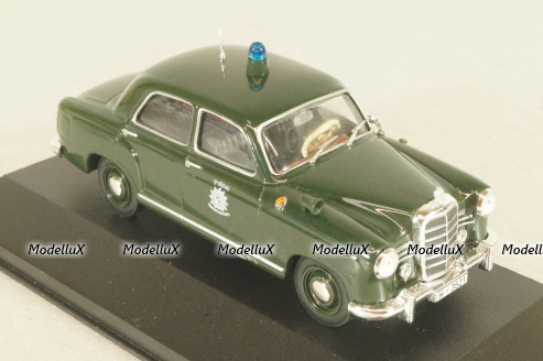 Mercedes-Benz 180 D Polizei 1956, 7598002, Atlas Police Cars Collection 1:43 Уценка!