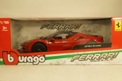 Ferrari SF90 Stradale Hybrid 1000hp 2019, BU16015, Burago 1:18