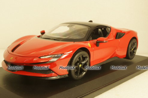 Ferrari SF90 Stradale Hybrid 1000hp 2019, BU16015, Burago 1:18