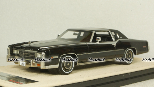 Cadillac Eldorado Biarritz Black 1978, STM78001, Stamp Models 1:43