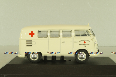 Volkswagen T1 Transporter Ambulance, beige, Atlas Ambulance Cars Collection 1:43