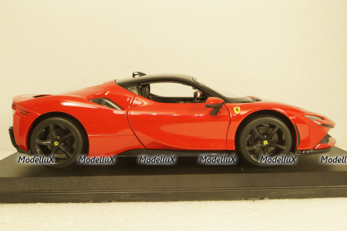 Ferrari SF90 Stradale Hybrid 1000hp 2019, BU16015, Burago 1:18