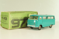 Раф-977, зеленый, з-д Двигатель г.Ленинград, 1:43