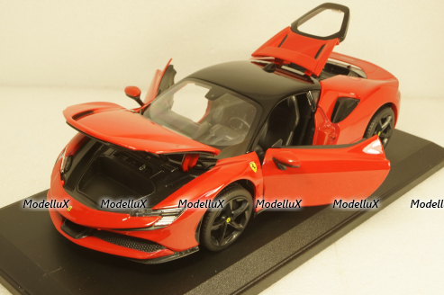Ferrari SF90 Stradale Hybrid 1000hp 2019, BU16015, Burago 1:18