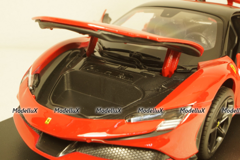 Ferrari SF90 Stradale Hybrid 1000hp 2019, BU16015, Burago 1:18