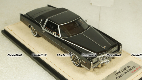 Cadillac Eldorado Biarritz Black 1978, STM78001, Stamp Models 1:43