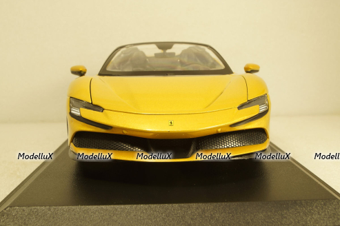 Ferrari SF90 Stradale Hybrid Spider 1000hp OPEN 2020, BU16016YE , Burago 1:18