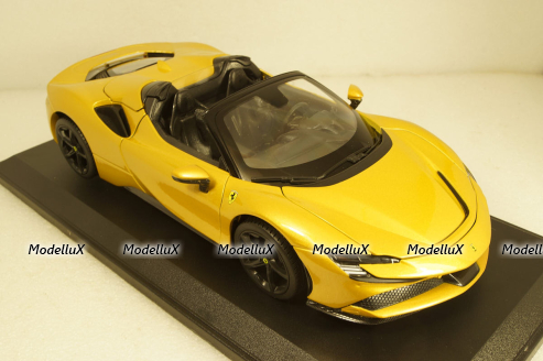 Ferrari SF90 Stradale Hybrid Spider 1000hp OPEN 2020, BU16016YE , Burago 1:18