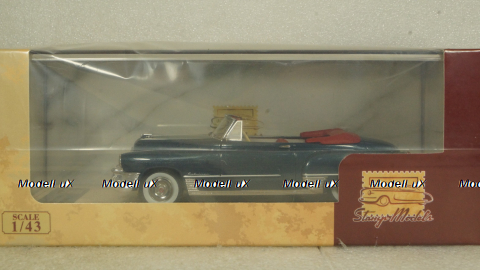Cadillac Series 62 Convertible Open top 1949, blue, STM49305, Stamp models 1:43
