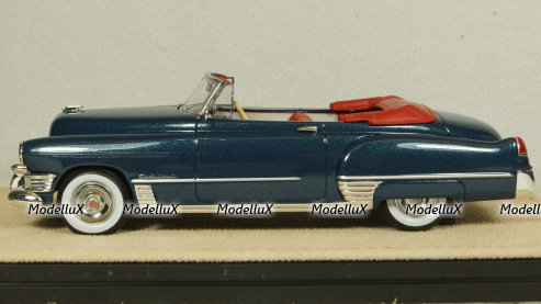 Cadillac Series 62 Convertible Open top 1949, blue, STM49305, Stamp models 1:43 
