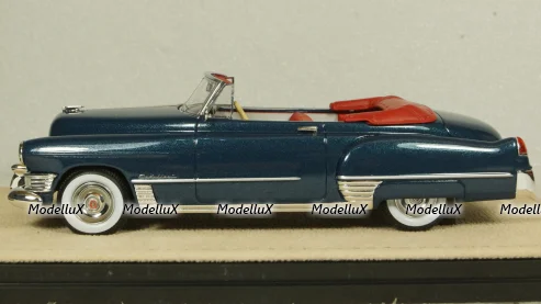 Cadillac Series 62 Convertible Open top 1949, blue, STM49305, Stamp models 1:43 