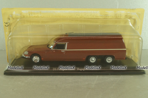 Citroen DS Fourgon Tissier "Bagagere" 1973, brown, Atlas 1:43