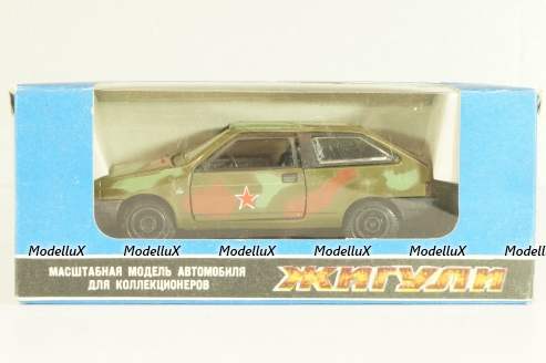 Ваз-2108 Лада, камуфляж, Тантал/Радон 1:43