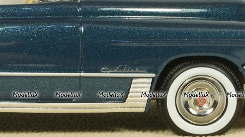 Cadillac Series 62 Convertible Open top 1949, blue, STM49305, Stamp models 1:43 