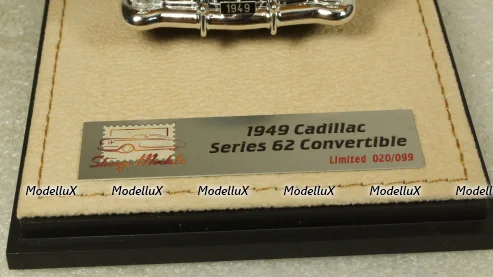 Cadillac Series 62 Convertible Open top 1949, blue, STM49305, Stamp models 1:43 