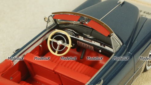 Cadillac Series 62 Convertible Open top 1949, blue, STM49305, Stamp models 1:43 
