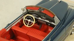 Cadillac Series 62 Convertible Open top 1949, blue, STM49305, Stamp models 1:43 