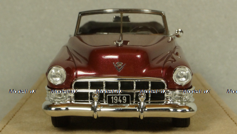 Cadillac Series 62 convertible open top 1949, maroon, STM49303, Stamp models 1:43