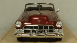Cadillac Series 62 convertible open top 1949, maroon, STM49303, Stamp models 1:43