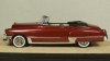 Cadillac Series 62 convertible open top 1949, maroon, STM49303, Stamp models 1:43