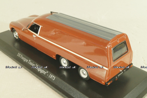 Citroen DS Fourgon Tissier "Bagagere" 1973, brown, Atlas 1:43