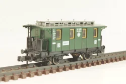 Вагон пассажирский 3 -й клас, (number 049 033), 2-х осный, DRG, Epoche II (1920 - 1950) с освещением, зеленый, 8051, Fleischmann 1:160 (N)