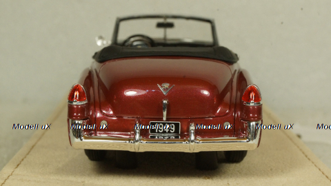 Cadillac Series 62 convertible open top 1949, maroon, STM49303, Stamp models 1:43