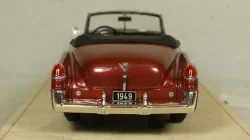Cadillac Series 62 convertible open top 1949, maroon, STM49303, Stamp models 1:43