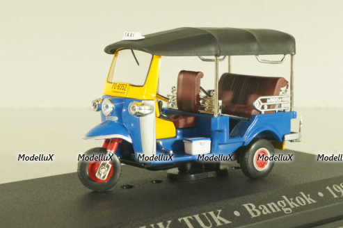 Tuk Tuk Bangkok 1980, blue, Altaya 1:43