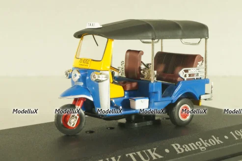 Tuk Tuk Bangkok 1980, blue, Altaya 1:43